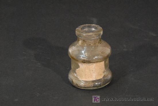 Escriban&iacute;a: Antiguo Tintero en vidrio. - Foto 2