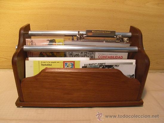 Escriban&iacute;a: Portadocumentos de madera. - Foto 1