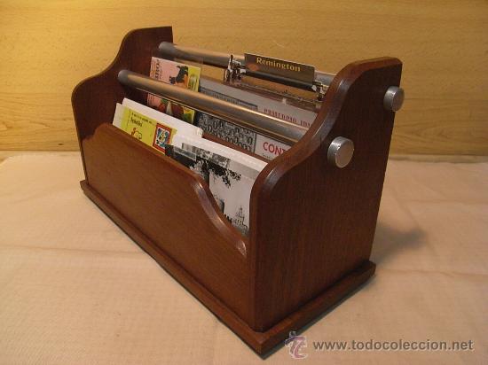Escriban&iacute;a: Portadocumentos de madera. - Foto 2