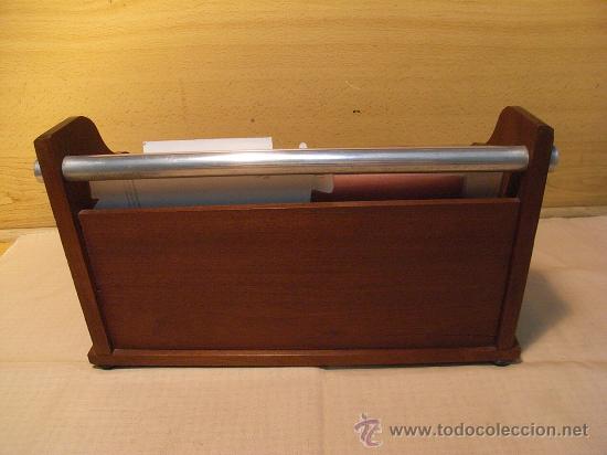 Escriban&iacute;a: Portadocumentos de madera. - Foto 3