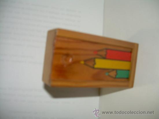 Escriban&iacute;a: SACAPUNTAS DE MADERA - Foto 3