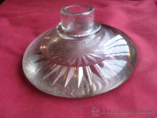 Escriban&iacute;a: TINTERO CRISTAL TALLADO REDONDO - ORIGINAL DISE&Ntilde;O - Foto 1