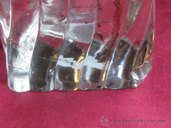 Escriban&iacute;a: TINTERO CRISTAL MACIZO CON TAPON METAL - Foto 3