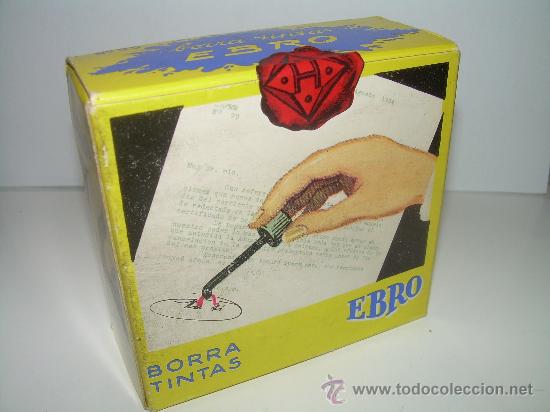 Escriban&iacute;a: ANTIGUO BORRA TINTAS MARCA... EBRO  (PRECINTADO DE ORIGEN) - Foto 2