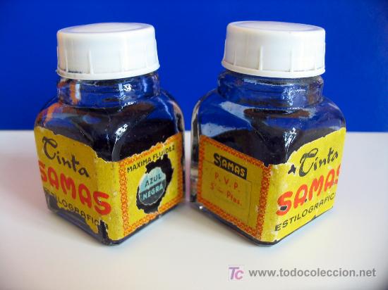 Escriban&iacute;a: Dos frascos de tinta estilogr&aacute;fica SAMAS - Foto 2