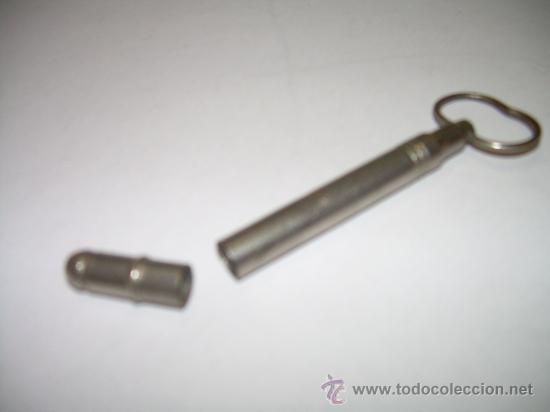 Escriban&iacute;a: ANTIGUO PORTA MINAS METALICO EN FORMA DE LLAVE - Foto 2