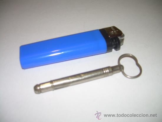 Escriban&iacute;a: ANTIGUO PORTA MINAS METALICO EN FORMA DE LLAVE - Foto 3