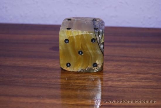 Escriban&iacute;a: ORIGINAL PORTALAPICEROS DE M&Aacute;RMOL EN FORMA DE DADO - Foto 1