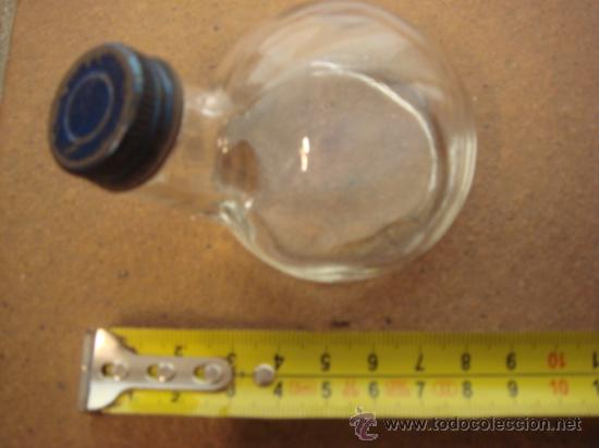 Escriban&iacute;a: ANTIGUO TINTERO DE CRISTAL CON TAPA ORIGINAL - Foto 1