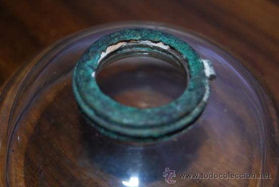 Escriban&iacute;a: TINTERO DE CRISTAL GRUESO - 1900-1920 - Foto 4