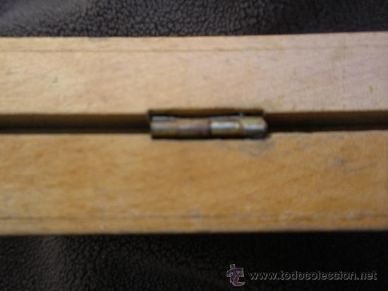 Escriban&iacute;a: Plumier de madera. a&ntilde;os 50 - Foto 5