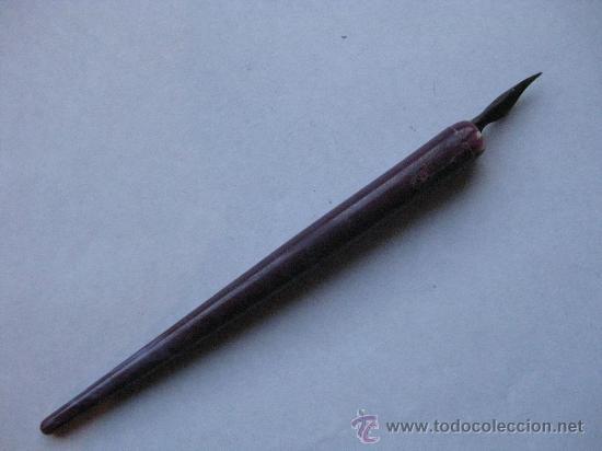 Outils d'&Eacute;criture: PORTAPLUMAS MANGO EN ROSA - ANTIGUO