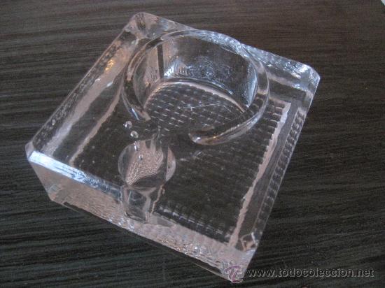 Escriban&iacute;a: TINTERO CRISTAL DE DESPACHO ANTIGUO - Foto 2