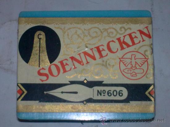 Writing Items: CAJA PLUMILLAS SOENNECKEN- 606, COMPLETAS SIN ABRIR