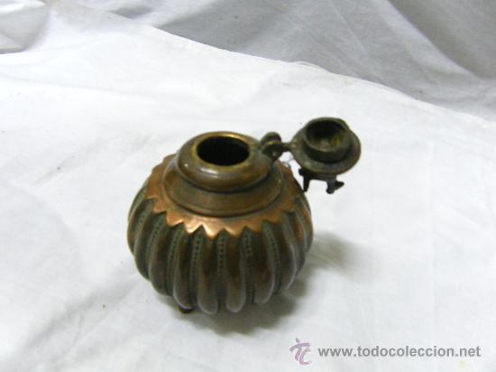 Escriban&iacute;a: TINTERO BRONCE - Foto 3