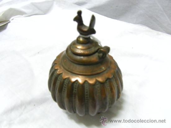Escriban&iacute;a: TINTERO BRONCE - Foto 1