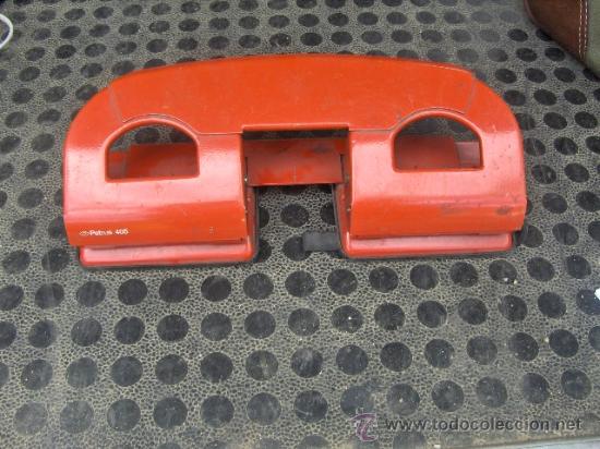 Schreibwaren: Perforadora doble - Petrus - color naranja -