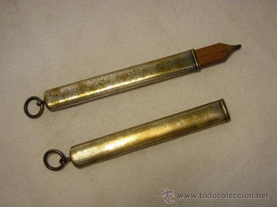 Escriban&iacute;a: PAR DE LAPICERAS DE METAL - Foto 2