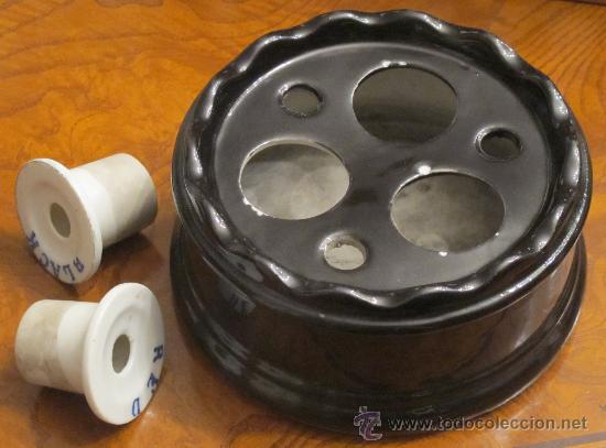 Escriban&iacute;a: ANTIGUO TINTERO PORCELANA - Foto 4