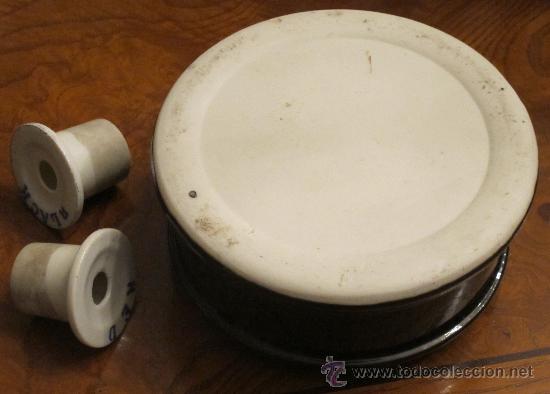 Escriban&iacute;a: ANTIGUO TINTERO PORCELANA - Foto 5