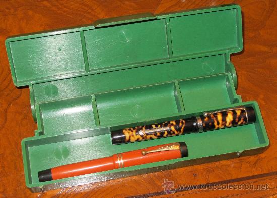 Escriban&iacute;a: ESTUCHE PLUMIER ANTIGUO BAQUELITA - Foto 4