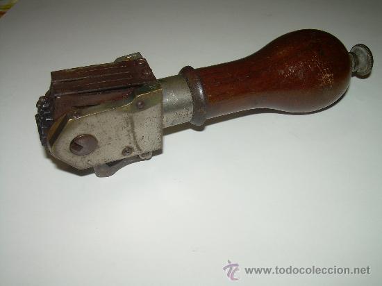 Escriban&iacute;a: ANTIGUO Y MUY RARO.... TAMPON NUMERICO.  FUNCIONA PERFECTAMENTE. - Foto 4