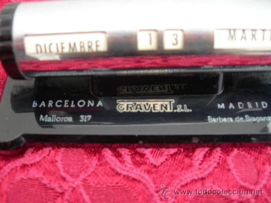 Escriban&iacute;a: ANTIGUO CALENDARIO DE MESA, CON PUBLICIDAD - Foto 2