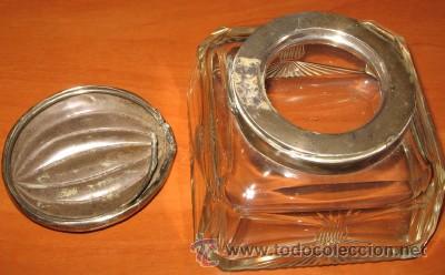 Escriban&iacute;a: GRAN TINTERO CON LA TAPA DE PLATA - Foto 2