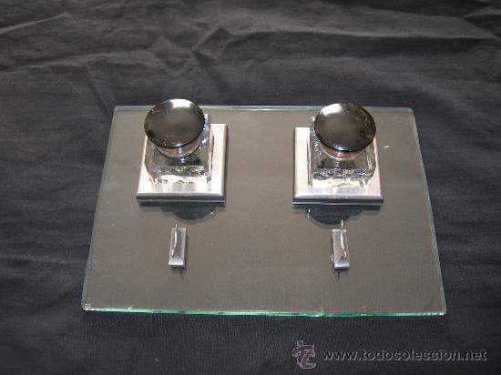 Escriban&iacute;a: ESCRIBANIA CON LA BASE DE CRISTAL - Foto 1