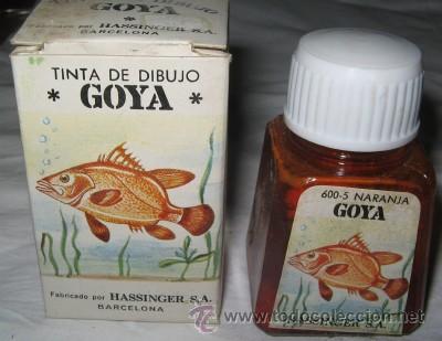 Escriban&iacute;a: TINTA DE DIBUJO GOYA NARANJA - Foto 1