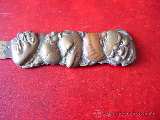 Escriban&iacute;a: Abrecartas antiguo oriental  de bronce - Foto 3