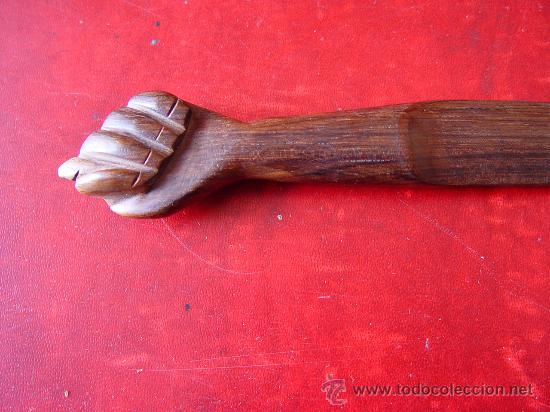 Escriban&iacute;a: Abrecartas antiguo de madera - Foto 3
