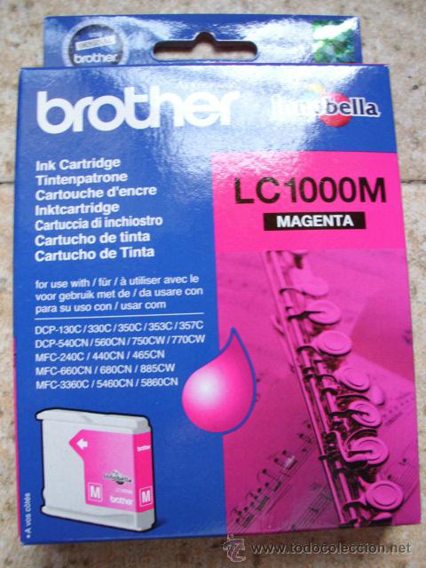Writing Items: . CARTUCHO ORIGINAL DE TINTA BROTHER PARA IMPRESORA. COLOR MAGENTA. SIN ABRIR