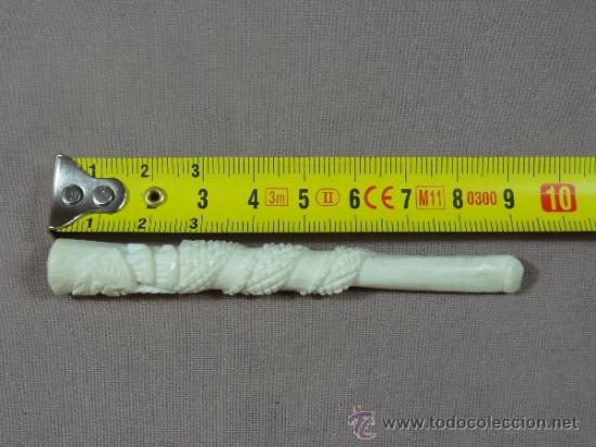 Escriban&iacute;a: PIPA BOQUILLA EN HUESO TALLADO - Foto 2