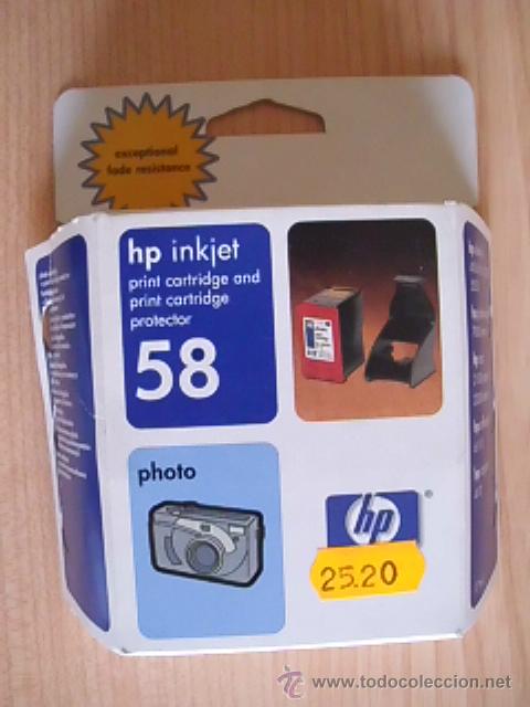 Writing Items: . CARTUCHO ORIGINAL DE TINTA HP N&ordm; 58 PARA IMPRESORA. COLOR. SIN ABRIR