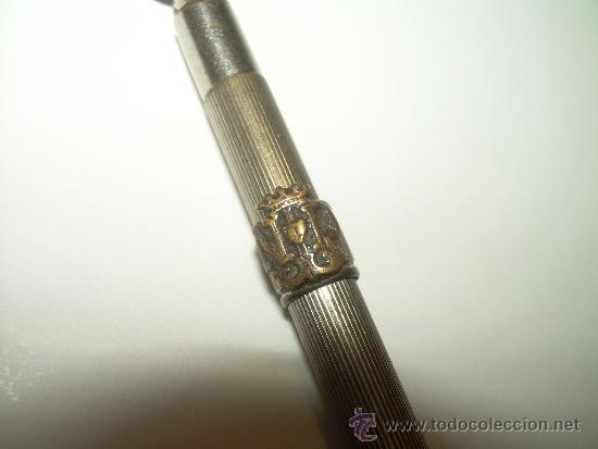 Escriban&iacute;a: ANTIGUO PORTA LAPICES CON ESCUDO. - Foto 4