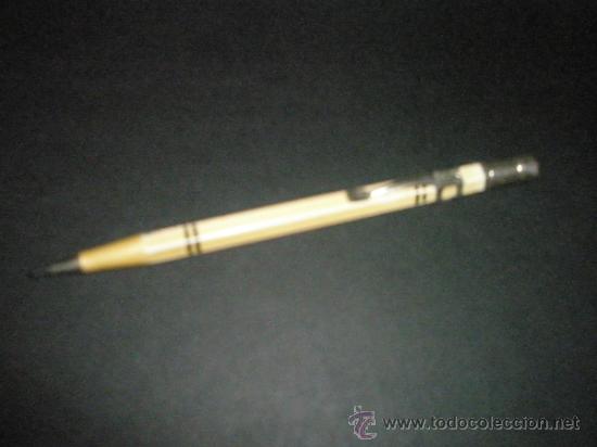 Escriban&iacute;a: SCRIPTO-U.S.A.-ANTIGUO PORTAMINAS-BLANCO-FUNCIONANDO. - Foto 2