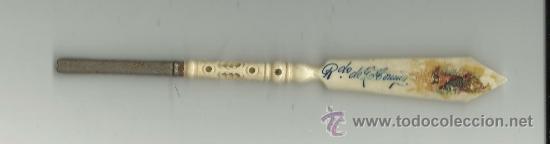 Escriban&iacute;a: Pluma  de hueso .Recuerdo de la coru&ntilde;a. - Foto 1