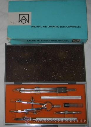 Escriban&iacute;a: ANTIGUO SET DE COMPASES KIN - Foto 1