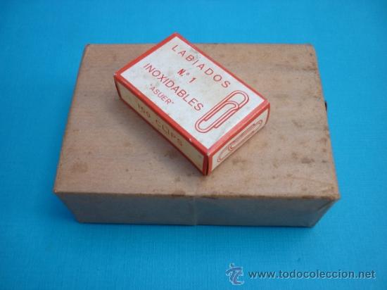 Escriban&iacute;a: PAQUETE CON 10 CAJAS DE CLIPS - N&ordm; 1 - INOXIDABLES - ASUER