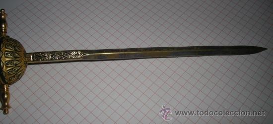 Escriban&iacute;a: Antiguo Abrecartas Florete, Espada, - Foto 3