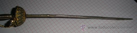 Escriban&iacute;a: Antiguo Abrecartas Florete, Espada, - Foto 5