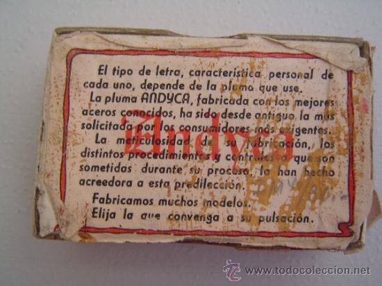 Escriban&iacute;a: Caja de Plumillas ANDYCA Mod. 134 con tasa - Foto 3