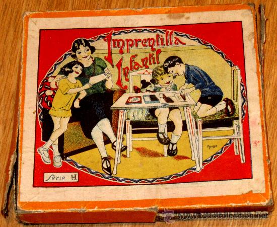 Writing Items: IMPRENTILLA INFANTIL SERIE H A&Ntilde;OS 30 EN CAJA
