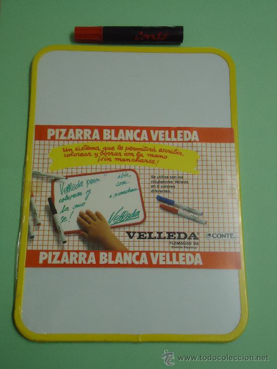 Escriban&iacute;a: PIZARRA BLANCA VELLEDA CON ROTULADOR 31 X 22 --C