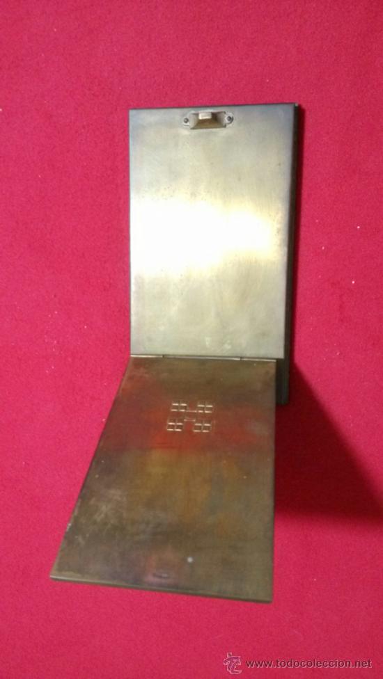 Escriban&iacute;a: ANTIGUO PORTANOTAS EN BRONCE - Foto 2