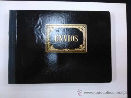 Escriban&iacute;a: ANTIGUO LIBRO O CUADERNO DE ENVIOS A&Ntilde;OS 60 - 70, SIN ESTRENAR registros de envios