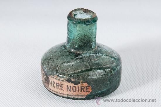 Escriban&iacute;a: TINTERO DE VIDRIO, SIGLO XIX - Foto 1
