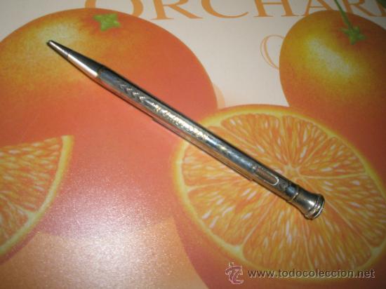 Escriban&iacute;a: PORTAMINAS-WAHL EVERSHARP-13,3 CMS-SILVER PLATED-CANADA-FUNCIONANDO-USADO. - Foto 7