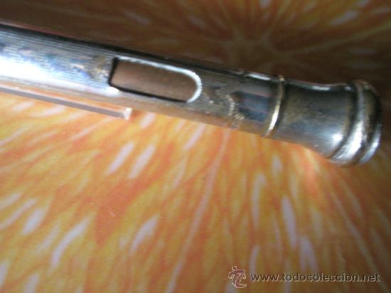 Escriban&iacute;a: PORTAMINAS-WAHL EVERSHARP-13,3 CMS-SILVER PLATED-CANADA-FUNCIONANDO-USADO. - Foto 4
